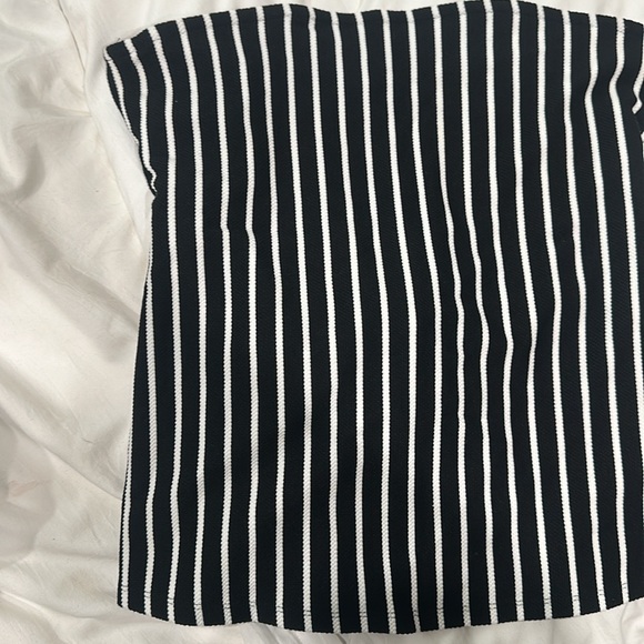 Strapless striped tube top - EXPRESS SIZE M - Picture 2 of 4